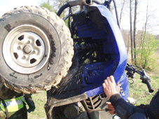 Kilka prostych zabiegów i quad jak nowy.