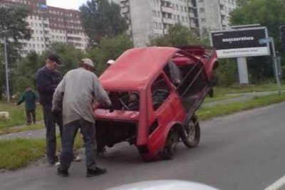 Zaczynałem od składaków a już kończe na maluchach .