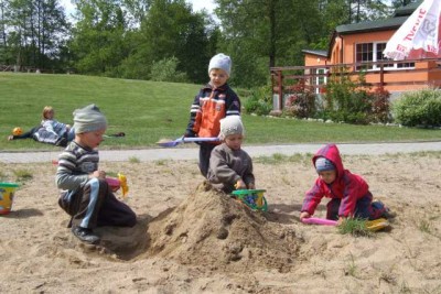 dzieciaki też miały mnóstwo zabawy